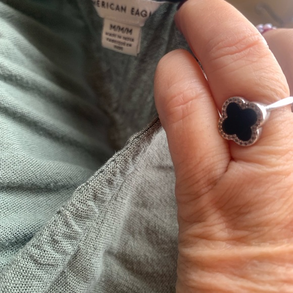 American Eagle One-Shoulder Jumpsuit linen - Picture 9 of 10